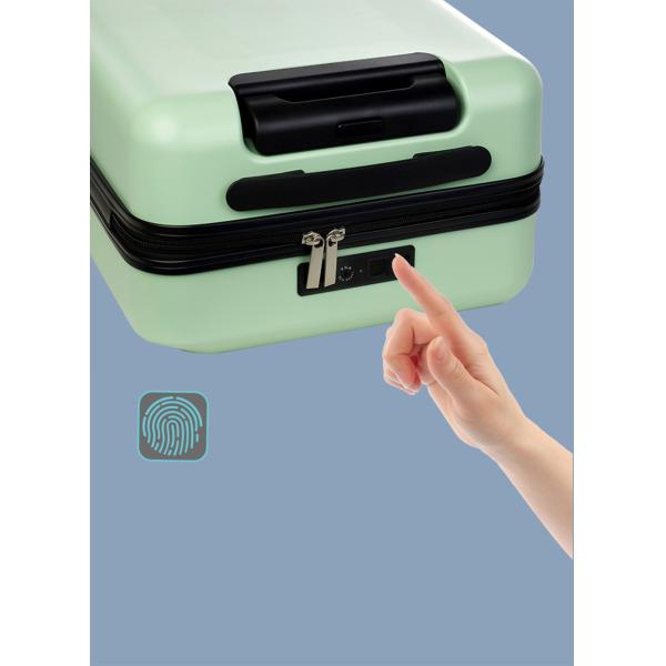 360° Rotating Wheels Fingerprint Spinner for Men Women Main Material PC PC Top-Notch Carry-On Luggage Suitcase Light Weight