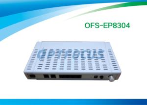 China 4 Ethernet 10 / 100M Gpon Epon1 CATV Port 2 FXS Ports Plastic Black Buint in WIFI factory