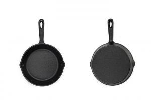 China Preseasoned Cast Iron Frying Pan With Long Handle For Stove Top on sale