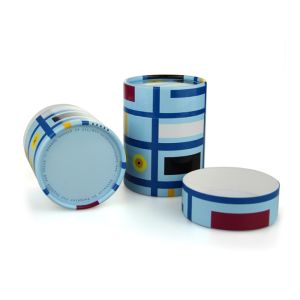 China Mini Eco-friendly Paper Cans Packaging Labeling Outside Matte Finishing factory