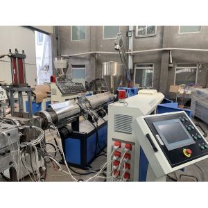 China Double Screw Plastic Board Extrusion Line PVC Foam Extruders Making 380V on sale