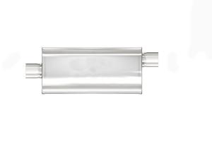 China 5&quot; X 8&quot; Oval Center Offset Straight Through Muffler factory