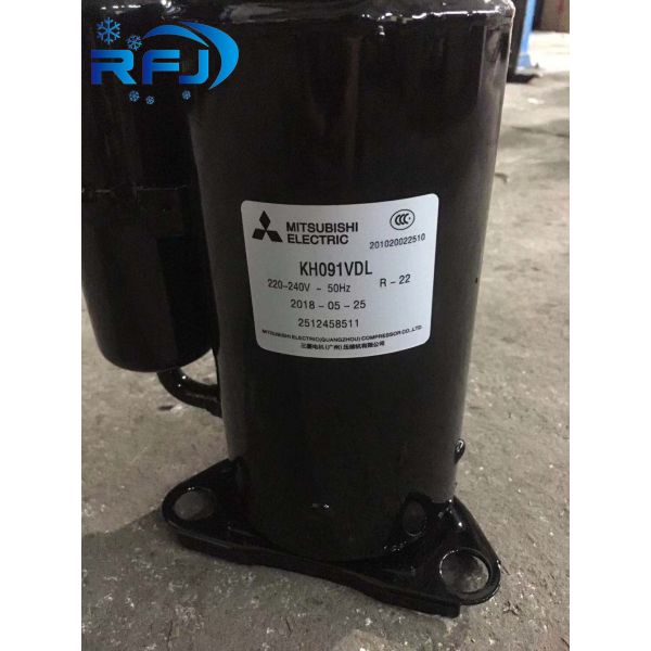 MITSUBISHI 50HZ Rotary AC Refrigeration Compressor KH091VDL Stainless Steel Material