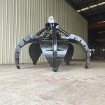 Hydraulic Excavator Scrap Grapple For Dock Renewable Resources Recycling