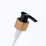24/410 Black Wood Grain Water Transfer Printing Lotion Pump Is Used for Shower
