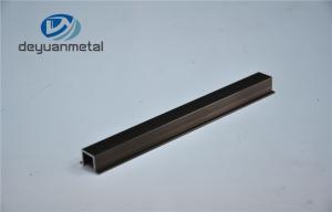 China Anodized Black Aluminium Profile , Temper T4 T5 T6 Aluminium Furniture Profiles factory