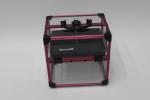 Acrylic Aluminum Lockable Makeup Box , Small Size Portable Makeup Case