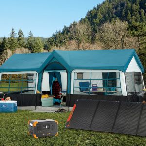 300W Inverter Solar Emergency Backup Power with 288Wh Capacity and MPPT Charge