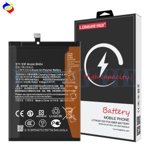 China ODM/OEM 5020mAh 3.87V Lithium-ion Polymer Battery for Xiaomi Redmi Note 9 Pro Max factory