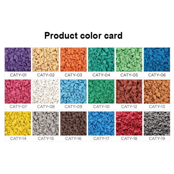 Safety Certified EPDM Rubber Tiles for Playground, Shock Absorption and Fall Protection, Eco-Friendly Material for Kids Play Area