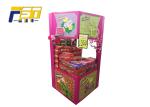 Eye Catching Pallet Display Stands Pyramid Shape Damp Proof For Chain Stores