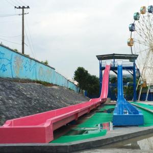 China Humanization Design Free Fall Water Slide Length 65m 60m Eco Friendly factory