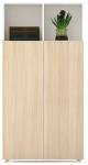 Modern 800mm 2 Doors Decorative Wood File Cabinet MFC Panel