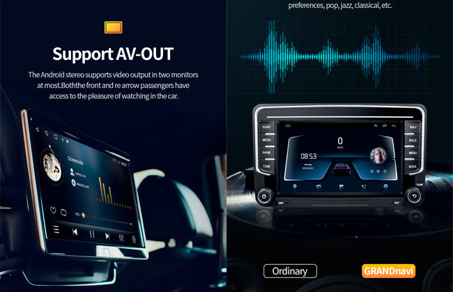 2Din VW Car Radio Passat B6 Android Multimedia Android 10 Vw Golf Radio Ai Voice Contro