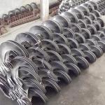 Zinc White Screw Belt Conveyor , 250mm Silo Screw Conveyor