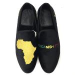 Wear Resistant Mens Velvet Loafers , Men Casual Shoes With Black Color