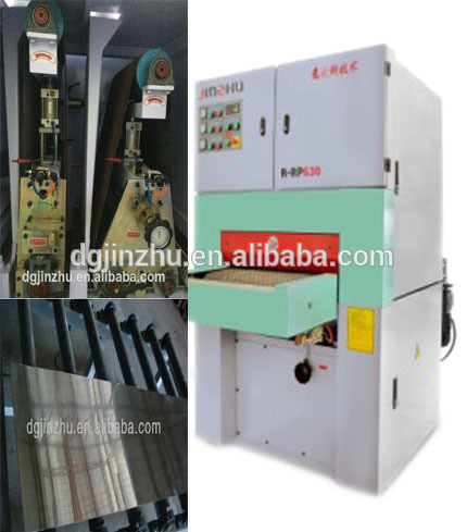 China metal sheet hairline finish grinding machine factory