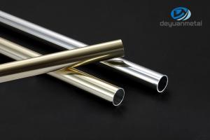 China Round 6063 Extruded Aluminum Tubing , T5 2 Inch Aluminum Pipe factory