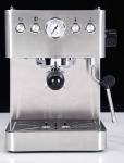 220V Home Semi Automatic Espresso Machine Stainless Steel Steam Wand