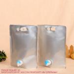 BIB bag in box wine dispenser Liquid Bag in box Tap Wine Packaging Stand Up