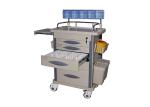 Anaesthetic Medical Trolleys With Plastic Top Board 2 Drawers
