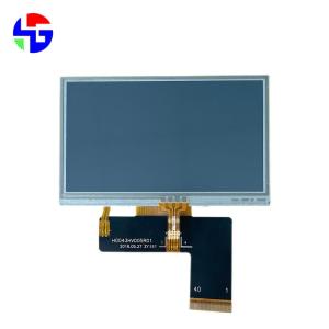 China 480x272 TFT Resistive Touch Screen 4.3 Inch RGB Interface 500cd/M2 on sale