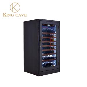 China Small Wine Cooler Cabinet , Low Noise Free Standing Wine Fridge Cabinet factory