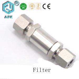 China One Way Strainer Nitrogen Gas Filter Max Working Temperature 204℃ factory