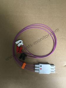 China 989803144931 M1622A ECG Leads CBL Unshielded 3 Lead Mini Clip AAMI 0.45m Grabber Non - Shielded factory