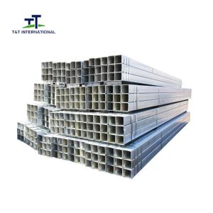 China 4x4 ASTM Galvanized Box Tubing , Galv Box Section Profile Industrial Grade factory