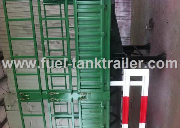 Double Tyre Container Transport Trailer Heavy Duty Submerged Arc Welding