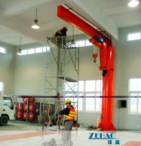 China ISO Approval Slewing Workstation Jib Boom Crane For Plant Building Maintenance factory