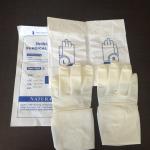 Protective Soft Long Sterile Latex Surgical Gloves Resisting Acid