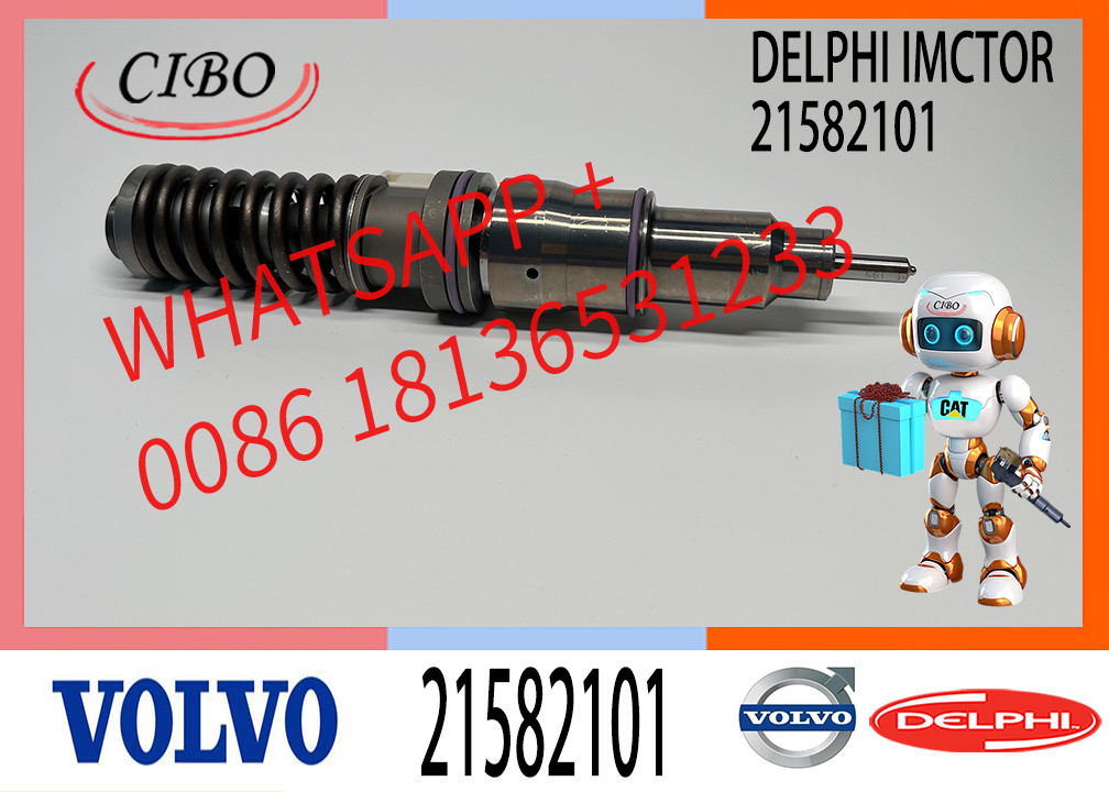 Diesel Fuel Injector 21582101 7421644602 7485000674 7485003951 7421582101 E3.18 for 11LTR EURO3