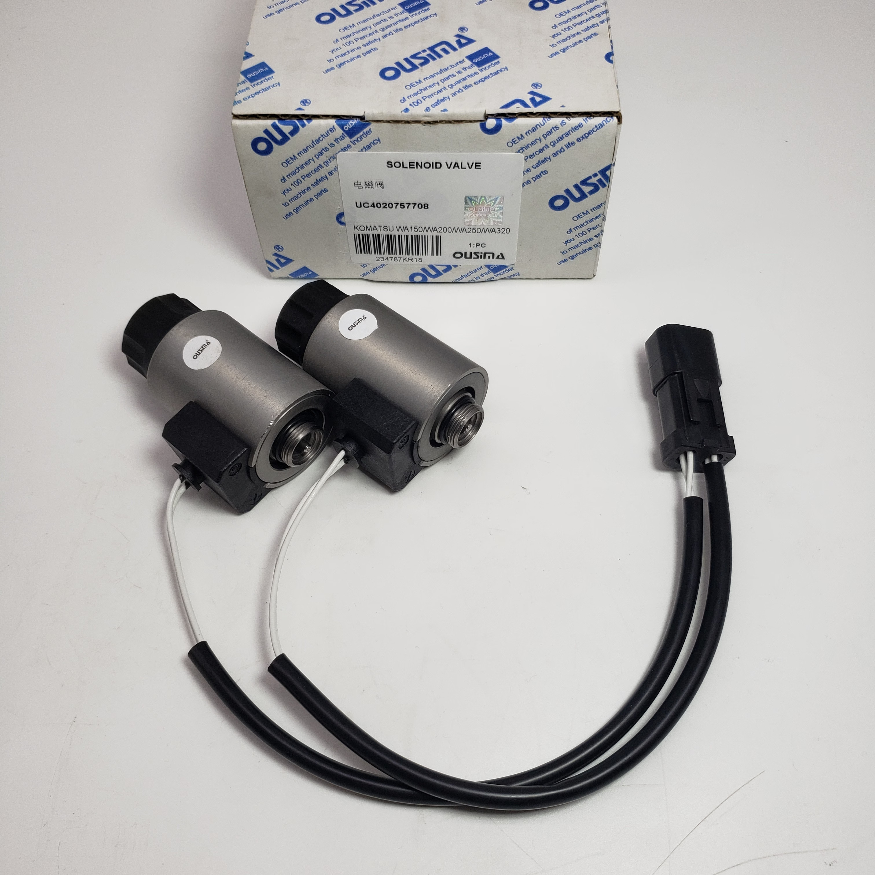 Solenoid Valve UC4020757708 For KOMATSU WA150 WA200 WA250 WA320 WA320L