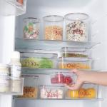 Food Preserving Plastic Crisper Box For Cereals Nuts Fruits