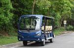 Mini Electric Golf Carts 14 Passengers Electric Sightseeing Car Blue Color