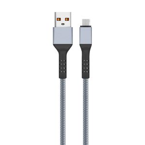 Custom Braided Charging Cable USB 2.0 For Lightning / Android / Type C Devices