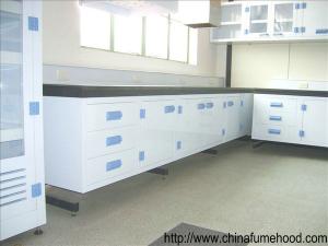 China 750x850mm Chemistry Lab Furniture Worktable Polypropylene Reagent Shelf factory