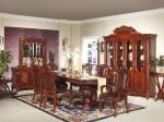 Xinyu Combination Luxury Wood Dining Room Sets European Dining Table Set 6