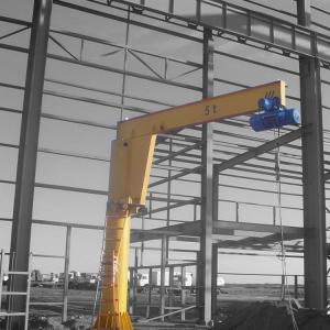 China 5 Ton Slewing Jib Crane Column Mounted Free Standing Pillar factory