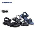 Man Sports Summer Outdoor Sandal Shoes Black Flat Sandal