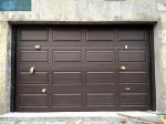 Electric Aluminum Sectional Overhead Garage Door 485mm For House