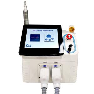 China 2 in 1 808 nm Diode Laser Hair Removal Laser Tattoo Removal Machine Instrument factory