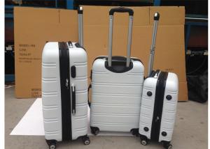 China Custom ABS Trolley Luggage 3 Pieces 4 Wheel Ultra Lightweight For Travelling factory