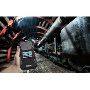 Portable Multi Gas Detector Pump Suction EX O2 H2S CO CO2 NH3 6 In1 Suitable For