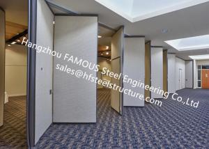 China PVC Panel Folding Doors Soundproof Sliding Accordion Partition Doors For Conference Room factory