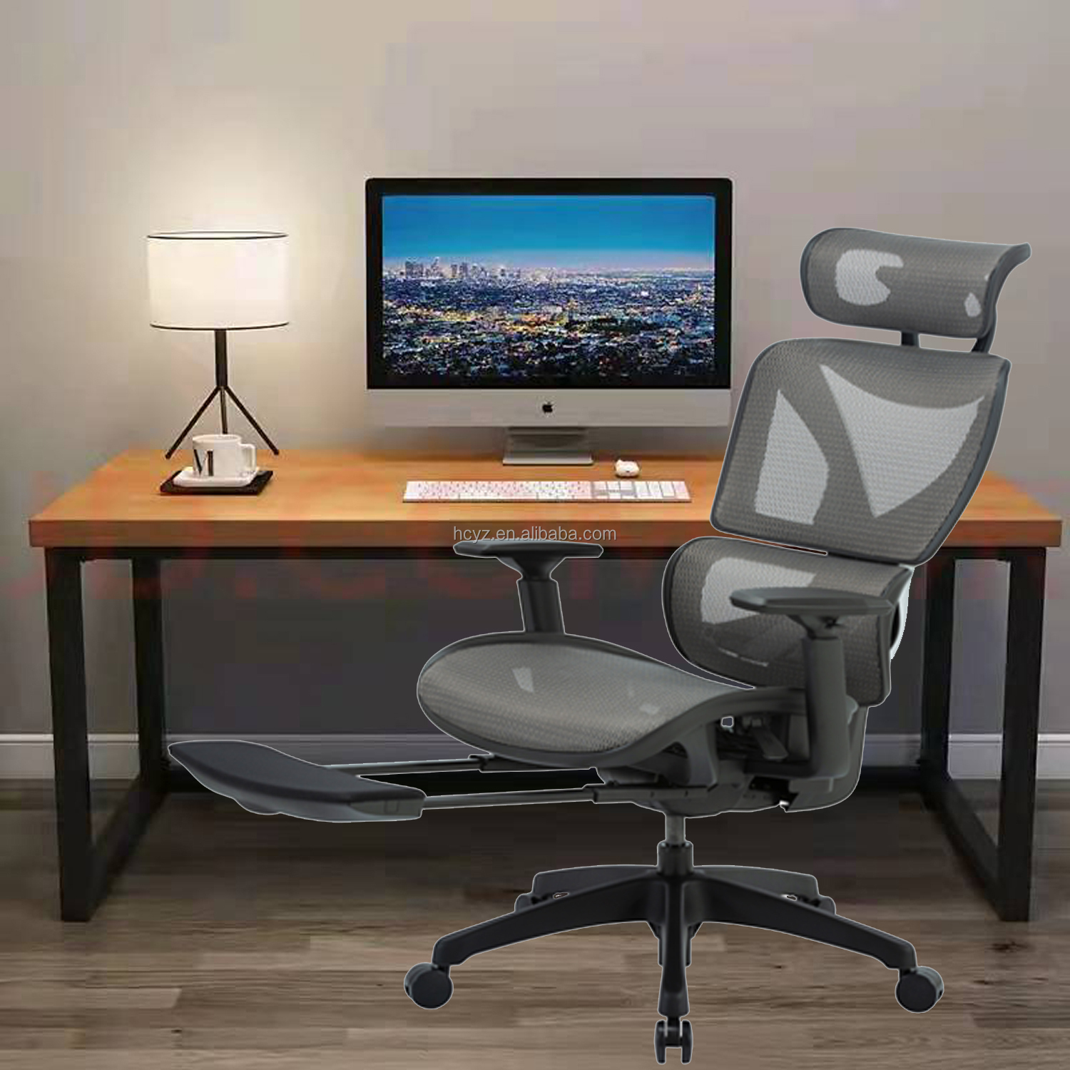 Office Mesh Fabric Executive Chair with Ergonomic Design and Revolving Function