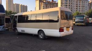 China 23 Seats Diesel 1HZ Engine LHD Toyota Used Coaster Bus factory