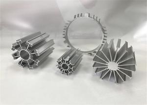 China Silver Standard Aluminium Heat Sink Extrusions / Aluminium Extrusion Profiles factory